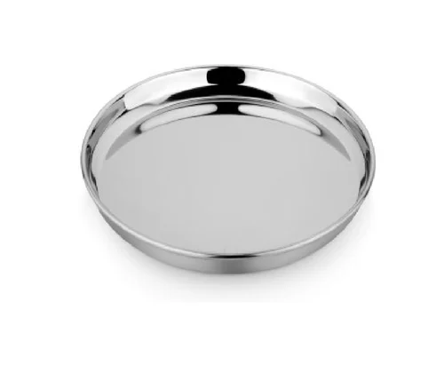 Round Stainless Steel Dinner Plate